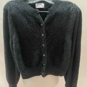 Old Navy Charcoal Fuzzy Sweater
